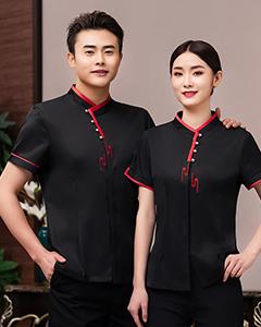 LL-3310升级吉祥如意短袖服务员服